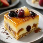 Tarta Cremosa de Leche Condensada con Capa de Caramelo Dorado First Image First Image
