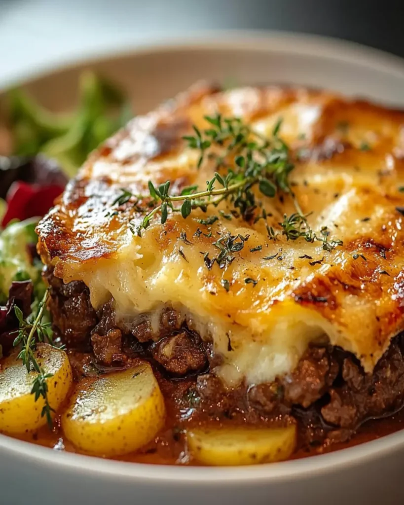 Pastel de Carne y Papas con Queso First Image First Image