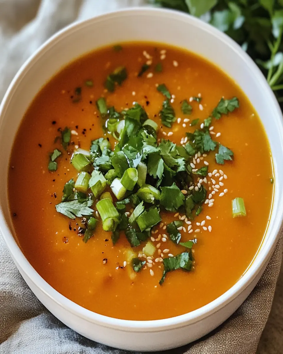Sopa Picante de Miso y Zanahoria para Noches Acogedoras First Image First Image