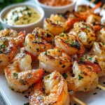 Brochetas de Camarones al Ajo y Parmesano First Image First Image