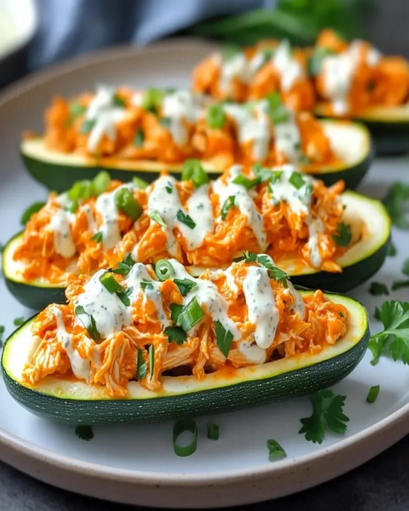 Botes de Calabacín Rellenos de Pollo Buffalo First Image First Image