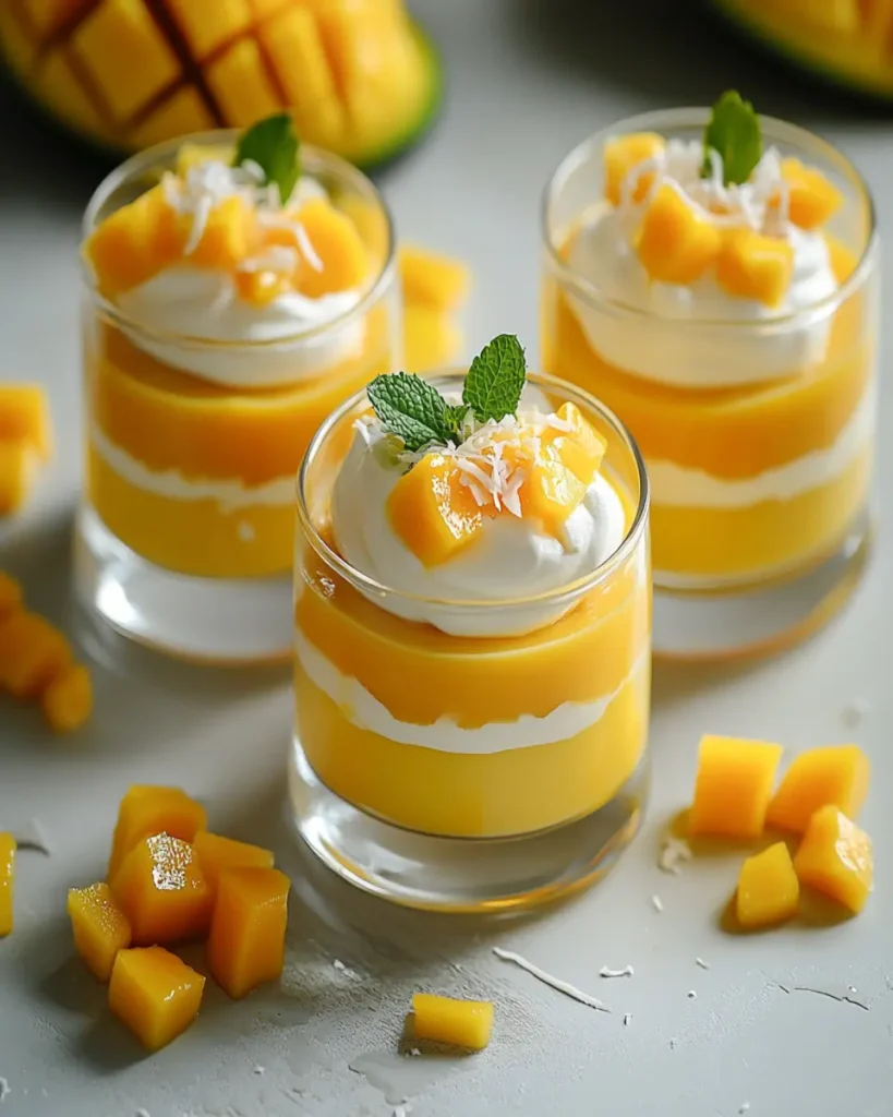 Vasitos Cremosos de Mango First Image First Image