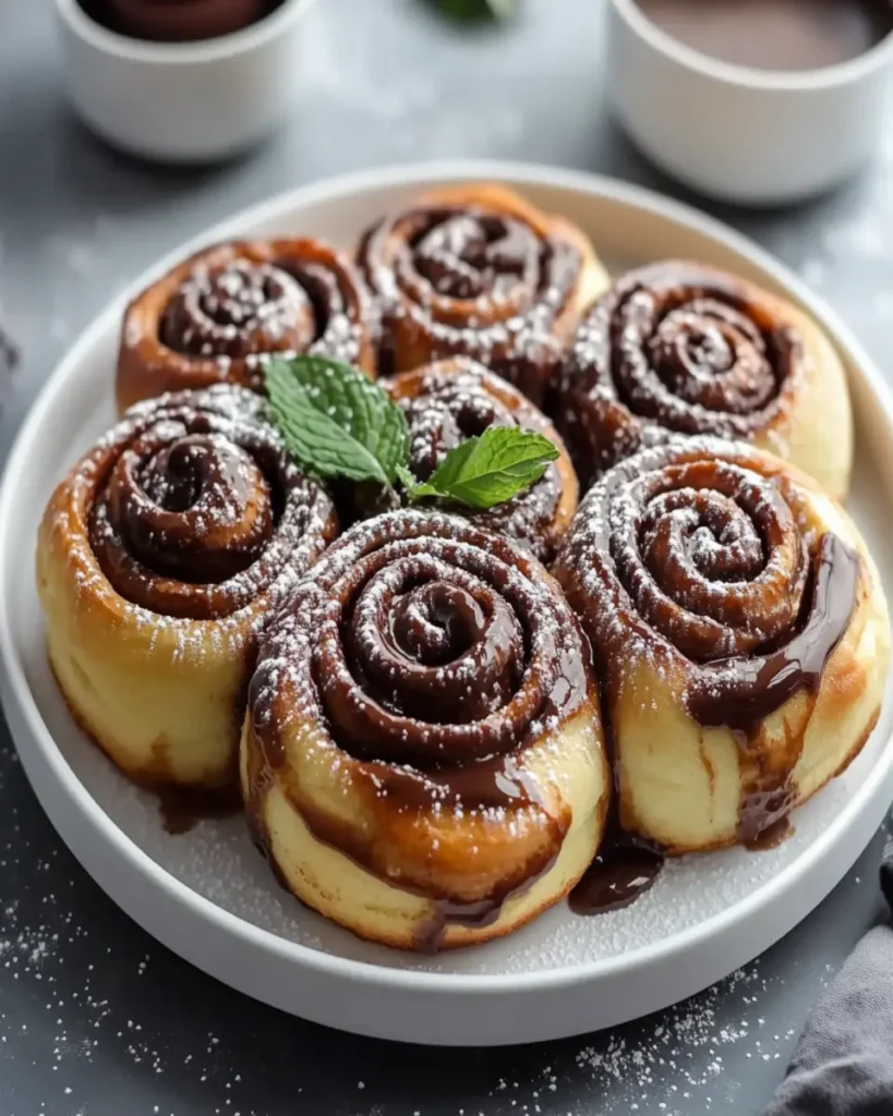 Rollos de Canela de Chocolate Decadentes First Image First Image