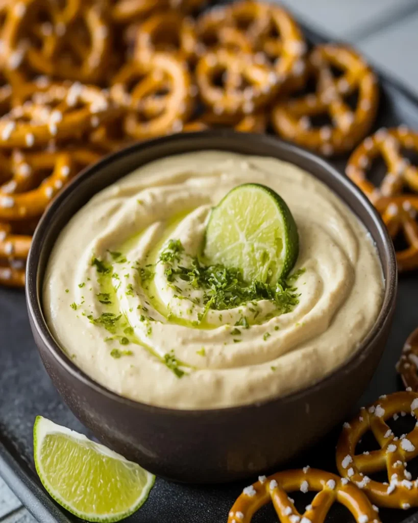 Dip de Margarita con Pretzels Salados First Image First Image
