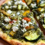 Pizza Verde con Pesto de Feta First Image First Image