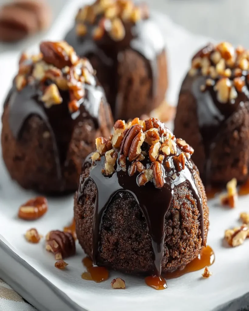 Bombas de Brownie de Pecan Pie First Image First Image