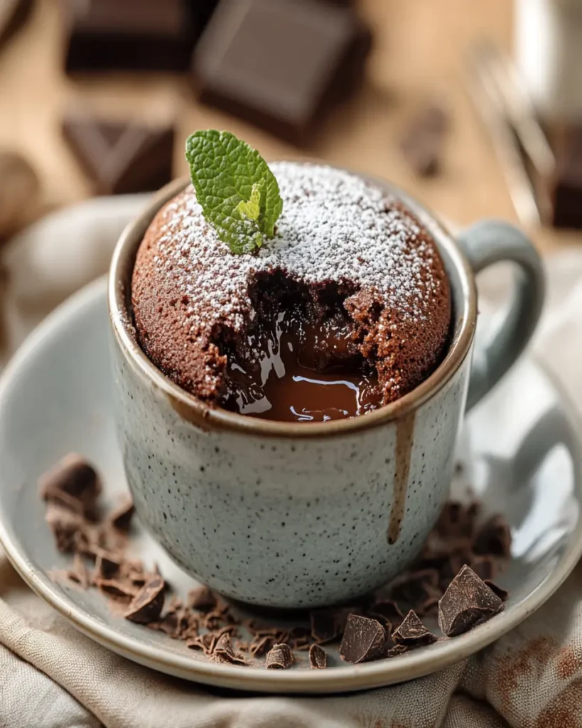 Mug Cake de Chocolate Fundido First Image First Image