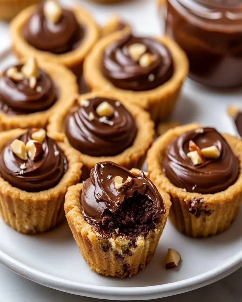 Tazas de Galleta con Nutella First Image First Image