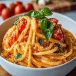 Pasta Cremosa de Tomate y Ajo First Image First Image