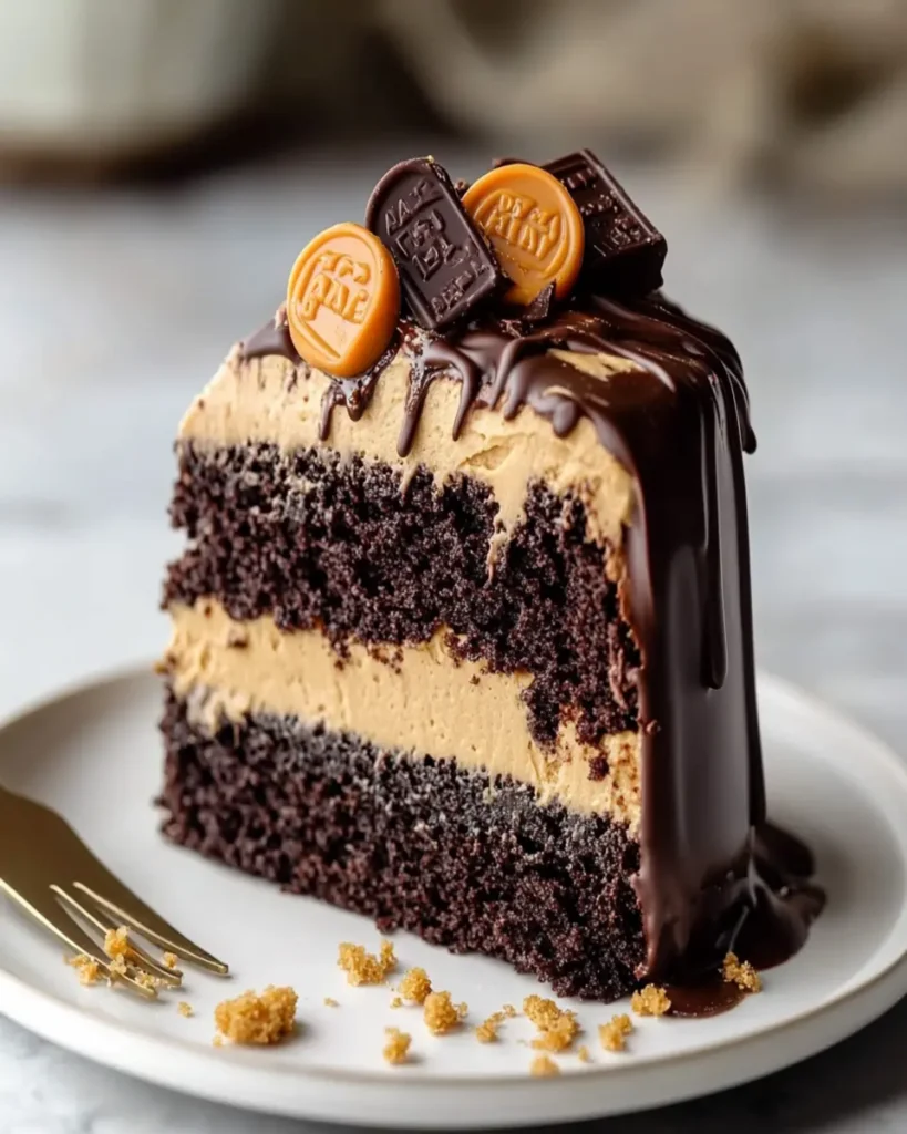 Pastel de Chocolate y Mantequilla de Cacahuate Reese's First Image First Image