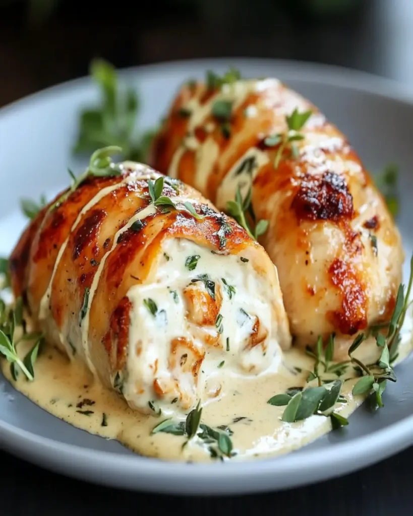 Pollo Envueltos con Crema de Queso y Especias First Image First Image