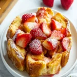 Cazuela de French Toast de Fresas en Olla de Cocción Lenta First Image First Image