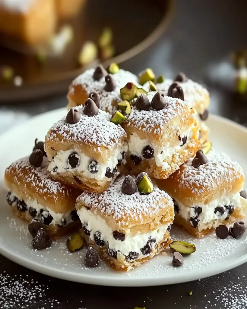 Cuadrados de Cannoli Clásicos First Image First Image