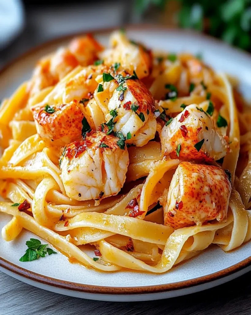 Pasta Cajún con Langosta y Cangrejo First Image First Image