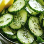 Ensalada Fresca de Pepino y Hierbas First Image First Image