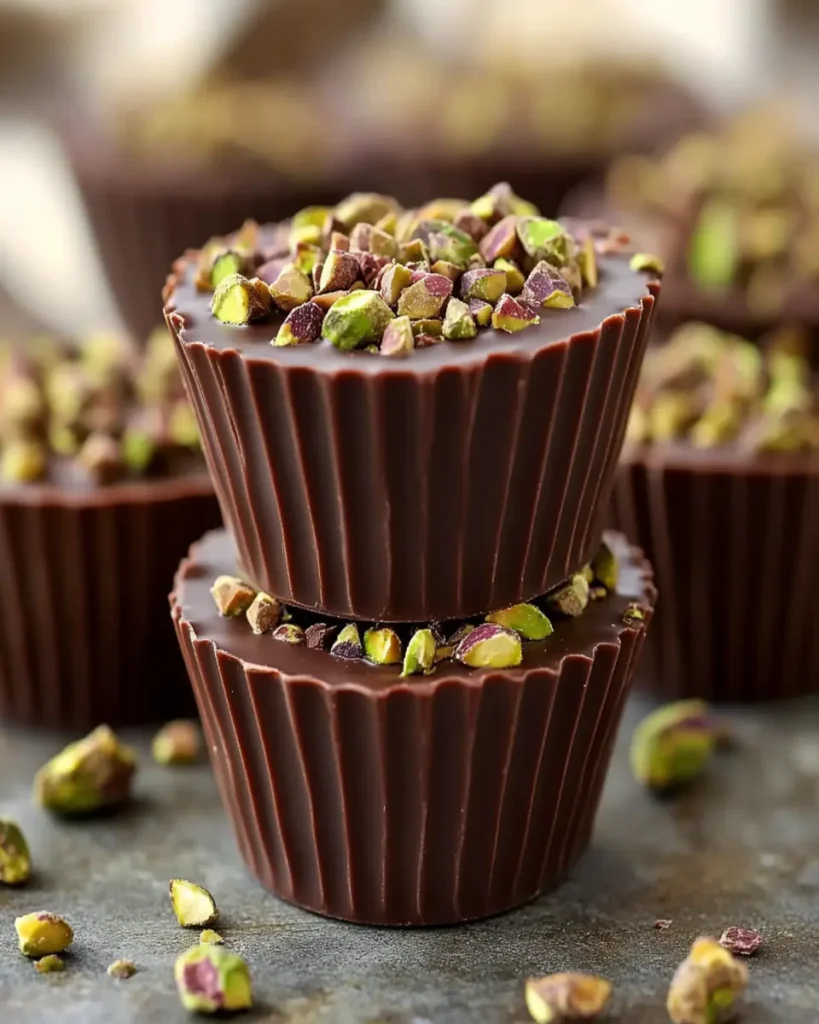Tazas de Chocolate de Dubái con Pistachos Crujientes First Image First Image