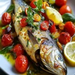 Pescado Mediterráneo al Horno en 20 Minutos First Image First Image