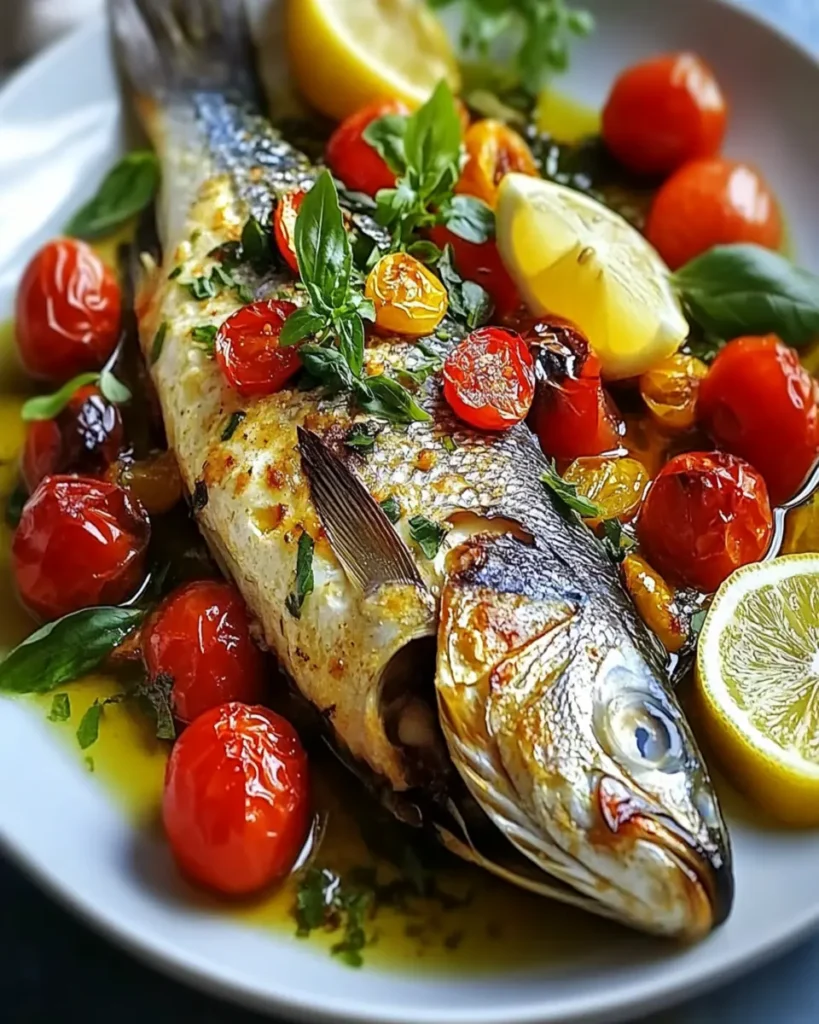 Pescado Mediterráneo al Horno en 20 Minutos First Image First Image