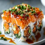 Sushi al Horno Picante de Salmón Irresistible First Image First Image