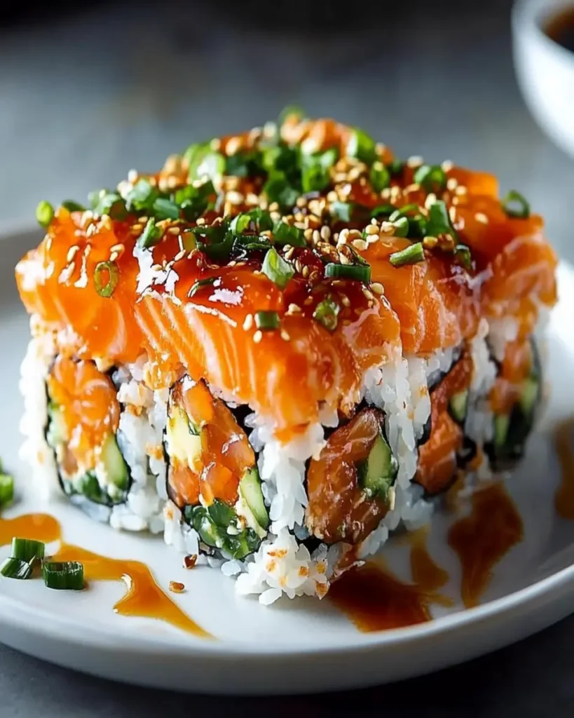 Sushi al Horno Picante de Salmón Irresistible First Image First Image