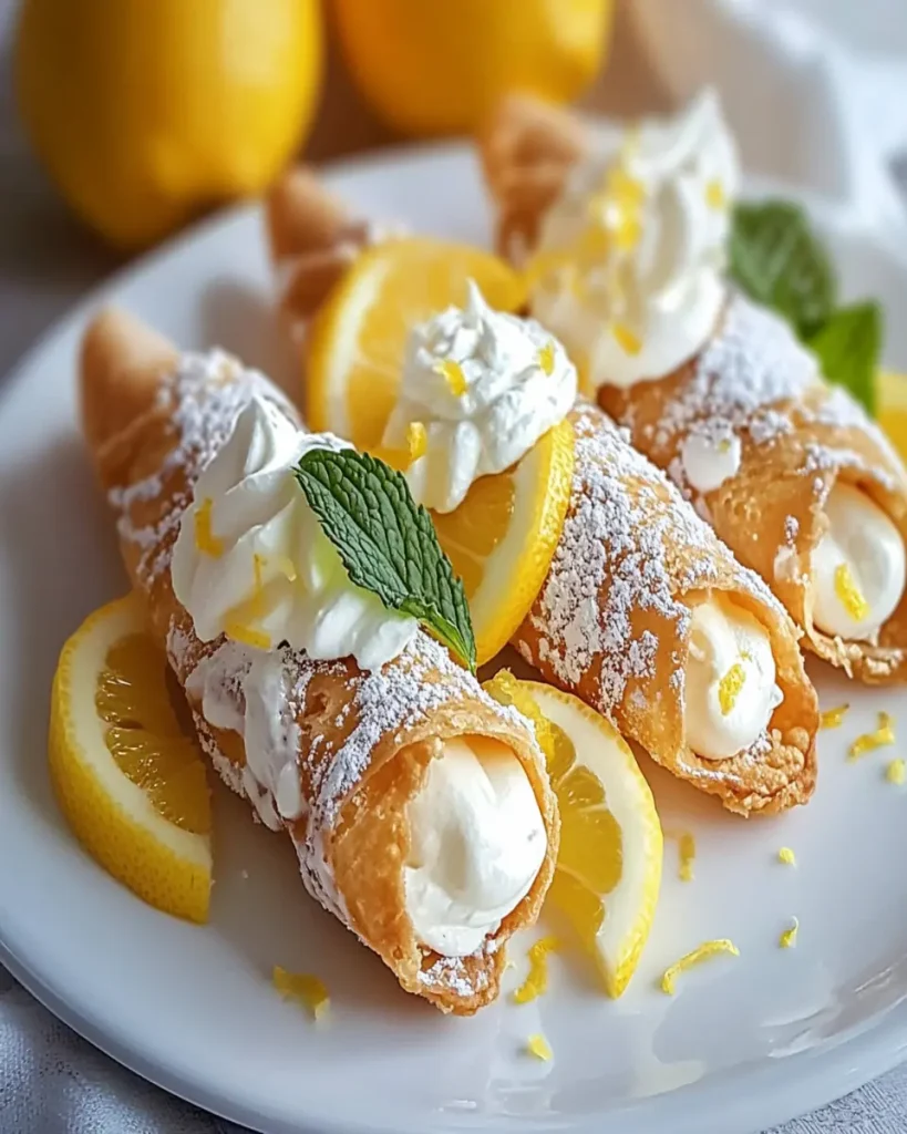 Cannoli de Limón con Merengue First Image First Image