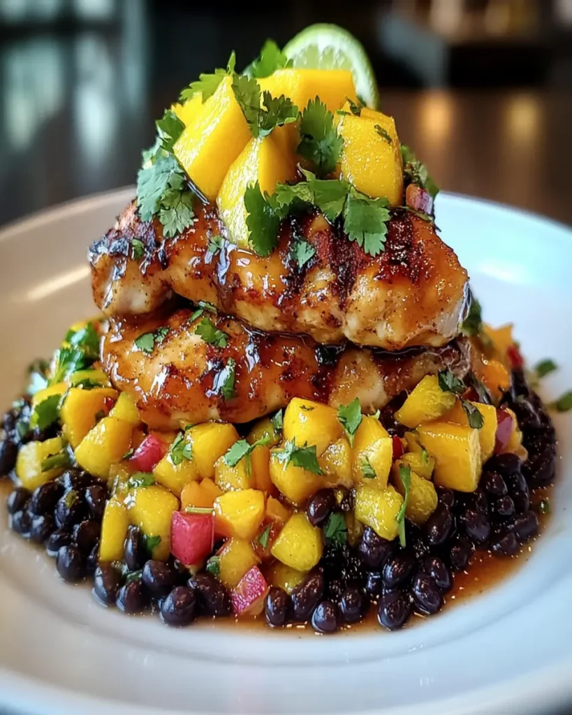 Pollo a la Miel y Lima con Arroz de Mango y Frijoles Negros First Image First Image