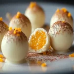 Trufas Cremosas de Chocolate Blanco y Naranja First Image First Image