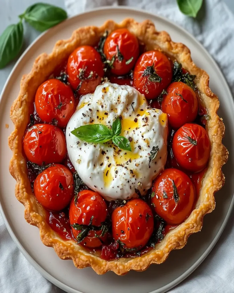 Tarta de Tomates Cherry con Burrata First Image First Image