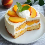 Pastel Ligero de Duraznos y Yogur: ¡Esponjoso, Frutal, Adictivo! First Image First Image