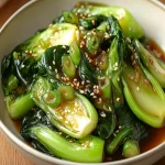 Salteado de Bok Choy con Salsa de Jengibre y Soja First Image First Image