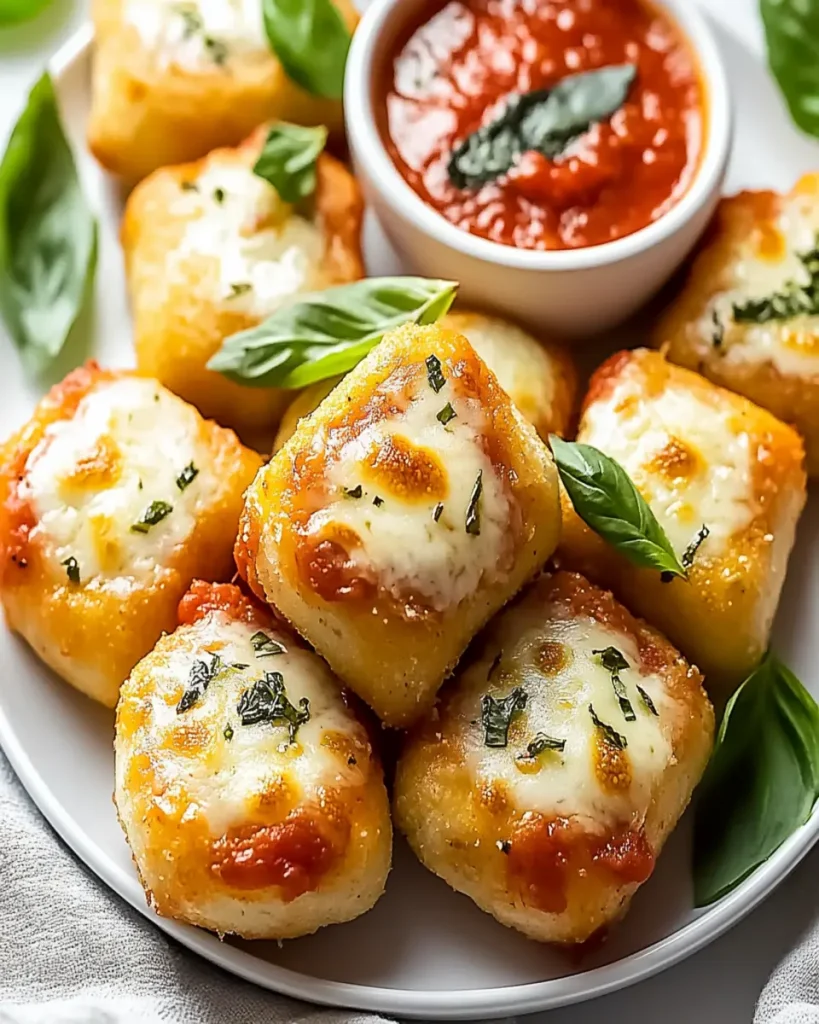 Rollitos de pizza crujientes al aire First Image First Image