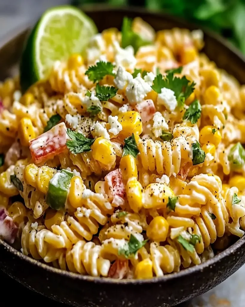 Ensalada de Pasta al Estilo Elote First Image First Image