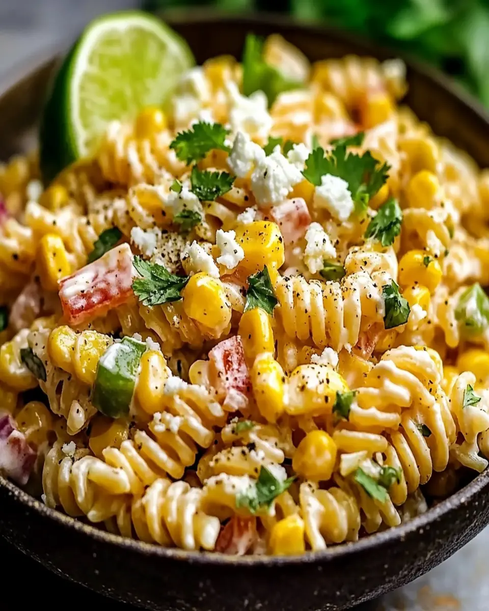 Ensalada de Pasta al Estilo Elote First Image First Image