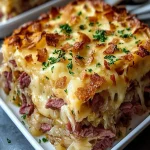 Reuben al Horno: Clásico Cazuela de Comida Reconfortante First Image First Image