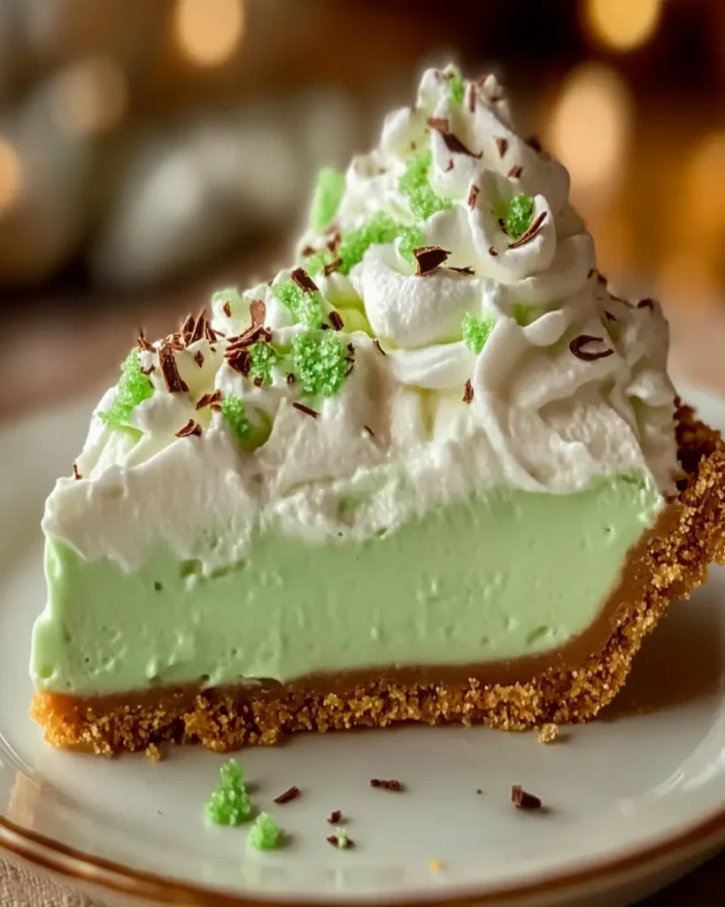 Tarta de Batido de Trébol – Postre de Menta Sin Hornear First Image First Image