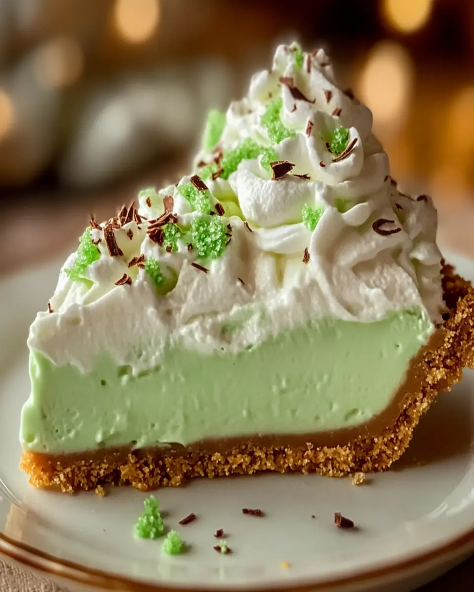 Tarta de Batido de Trébol – Postre de Menta Sin Hornear First Image First Image