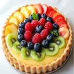 Tarta de Frutas con Crema de Vainilla Sedosa First Image First Image