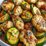 Pollo Mediterráneo al Horno con Calabacín First Image First Image