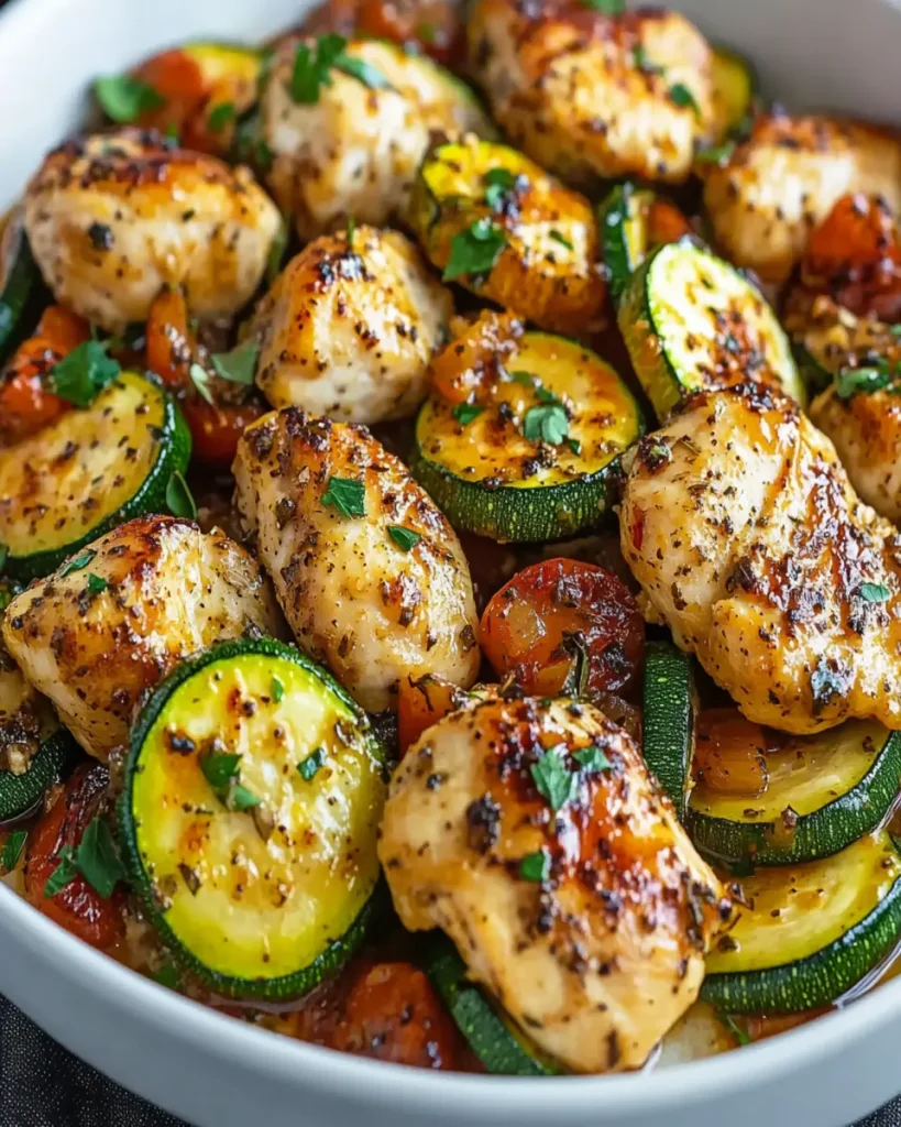 Pollo Mediterráneo al Horno con Calabacín First Image First Image
