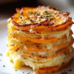 Torre de Gratinado de Papas y Batatas First Image First Image