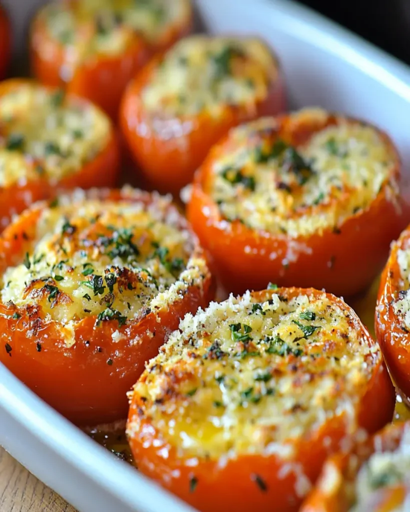 Tomates Asados con Costra de Parmesano First Image First Image