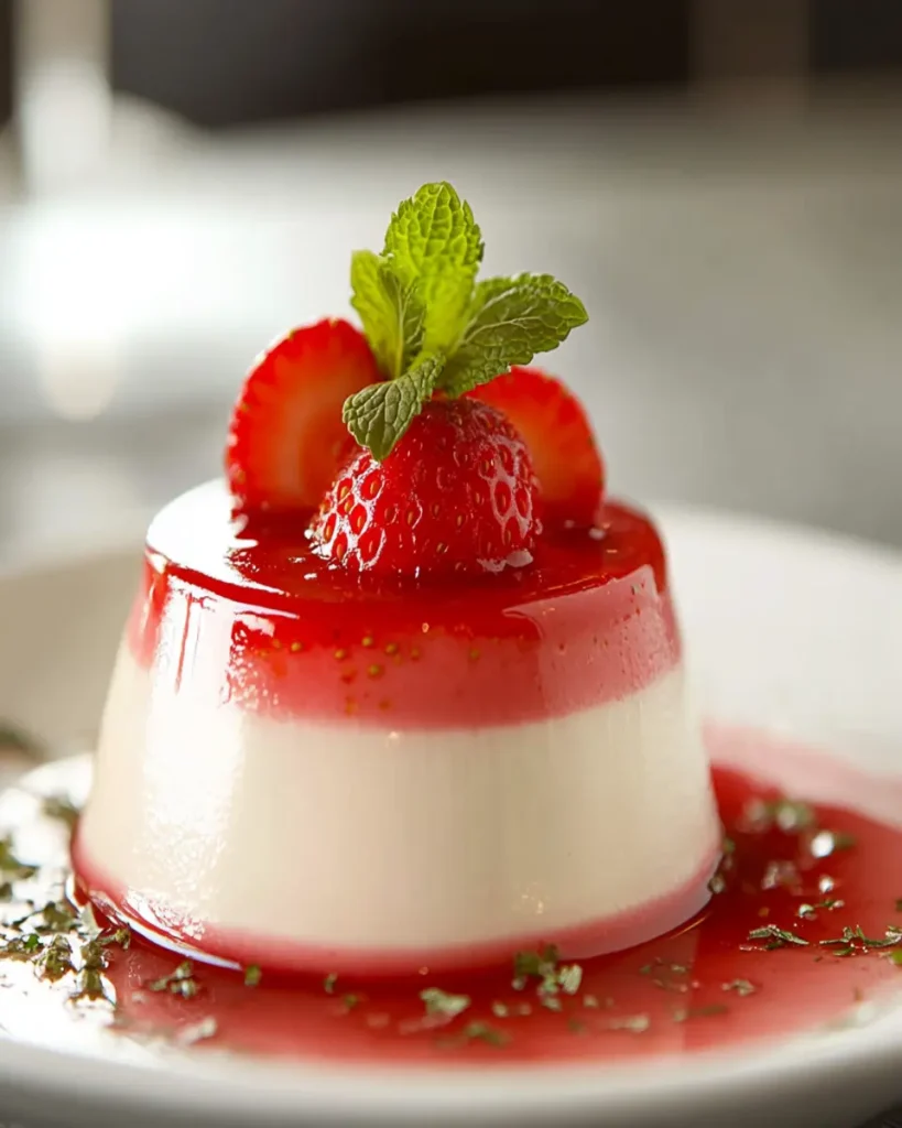 Panna Cotta de Fresa First Image First Image