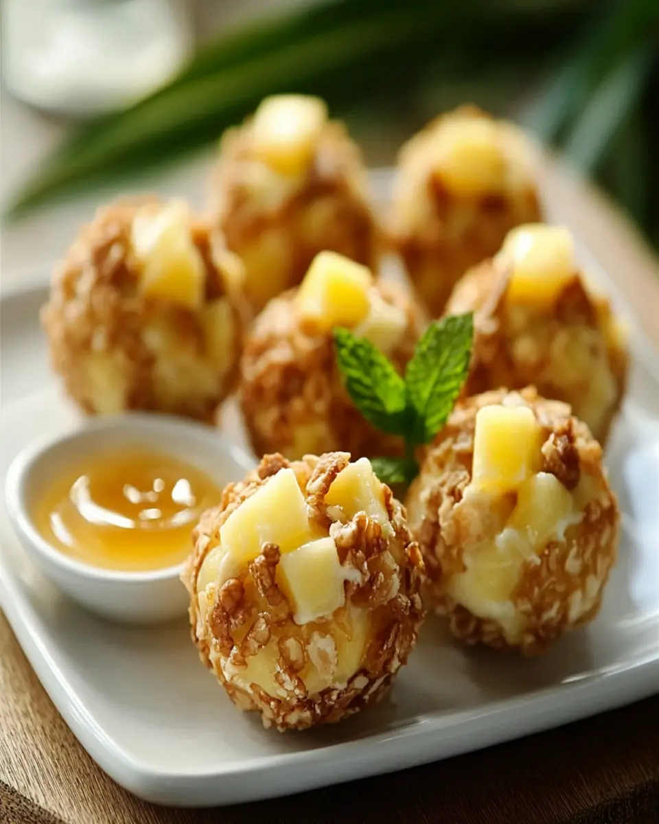 Bolitas de Queso, Piña y Nueces First Image First Image