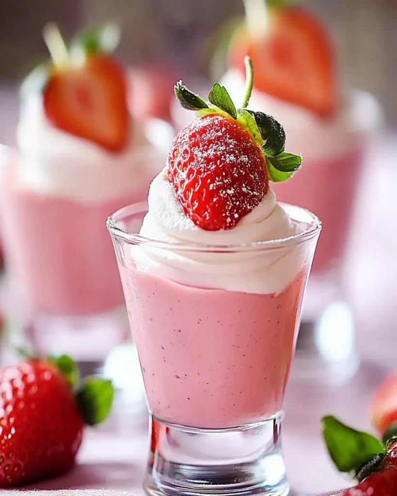 Mousse de Fresa con Solo 3 Ingredientes First Image First Image