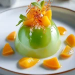 Domo de Mango Verde Jade y Naranja First Image First Image