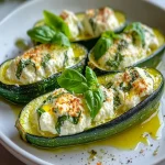 Zucchinis Rellenos de Ricotta y Albahaca First Image First Image