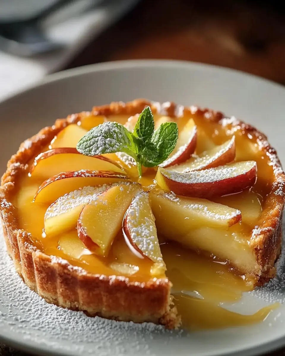 Tarta-Flan de Manzana a la Antigua First Image First Image