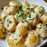 Papas Baby en Salsa Cremosa de Ajo First Image First Image