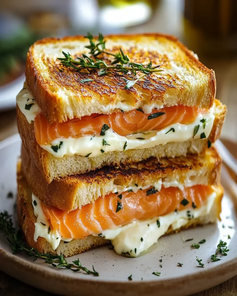 Croque-Monsieur Salmón y Boursin First Image First Image