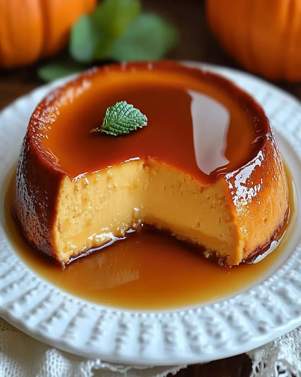 Flan de Calabaza Sedoso First Image First Image